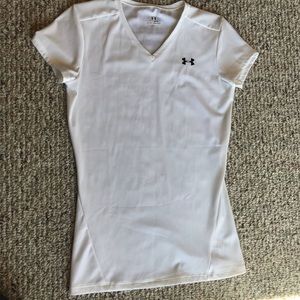 Under Armour Heat Gear V-Neck Tee Size L #226